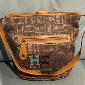 Mario Hernandez Vintage Brown Hobo bag exclusive Made in Columbia Design